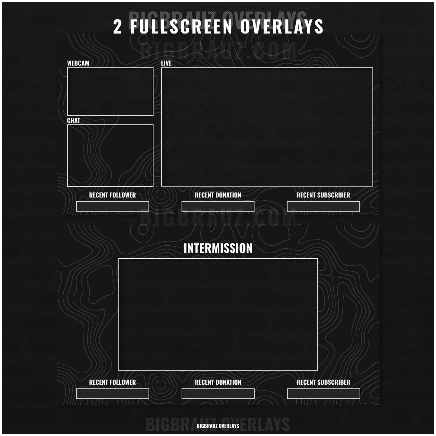 free dark stream overlays