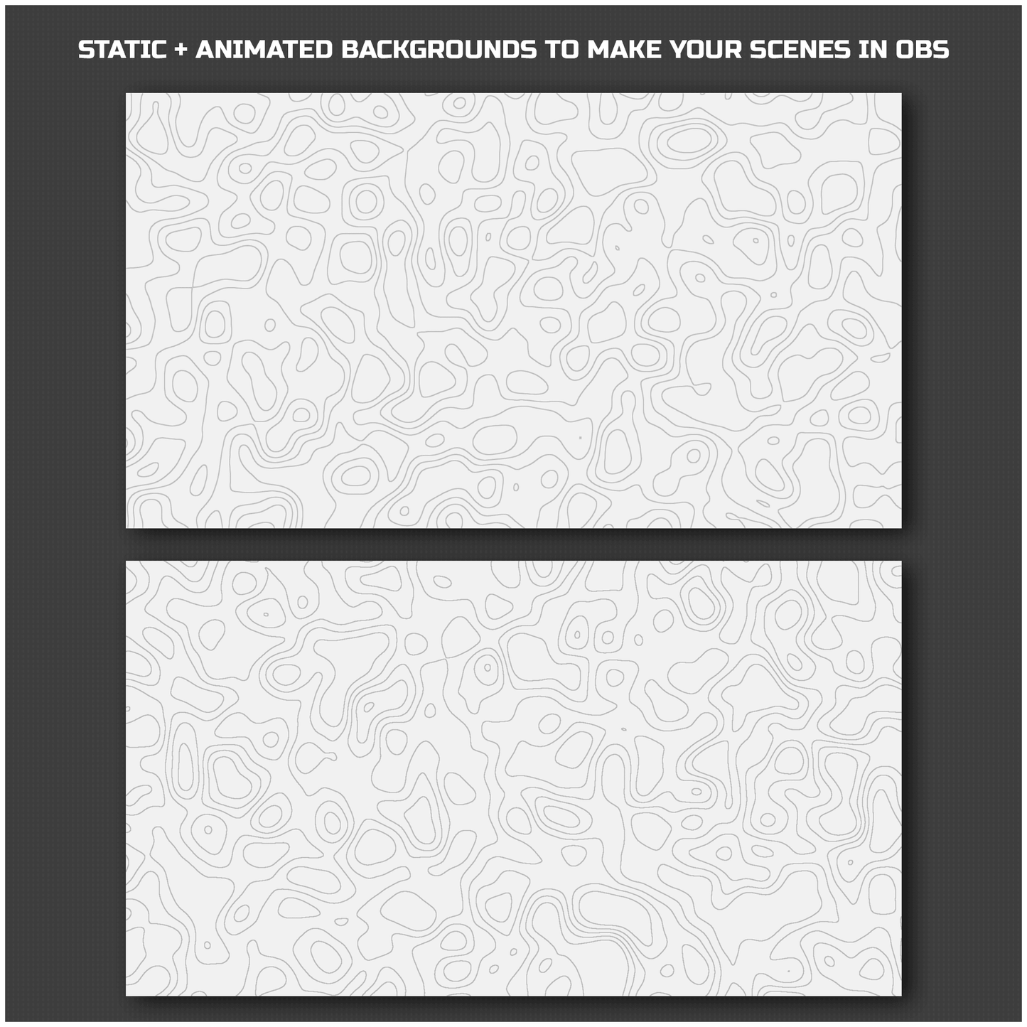 White stream overlays pack. Animated white stream backgrounds.