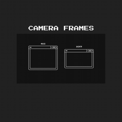 BLACK AND WHITE RETRO STREAM WEBCAM 