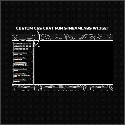 BLACK AND WHITE STREAM CHAT