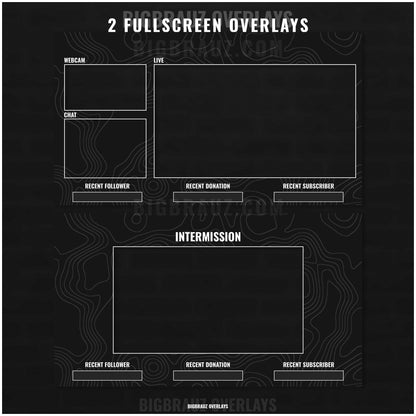 free dark stream overlays