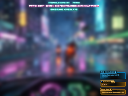 Simple RGB Neon Stream Chat