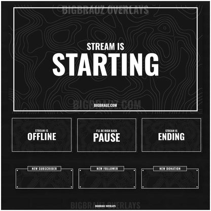 FREE BLACK STREAM SCREENS