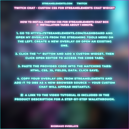 Simple RGB Neon Stream Chat