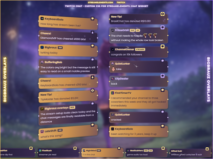 Stargazer Stream Chat Widget