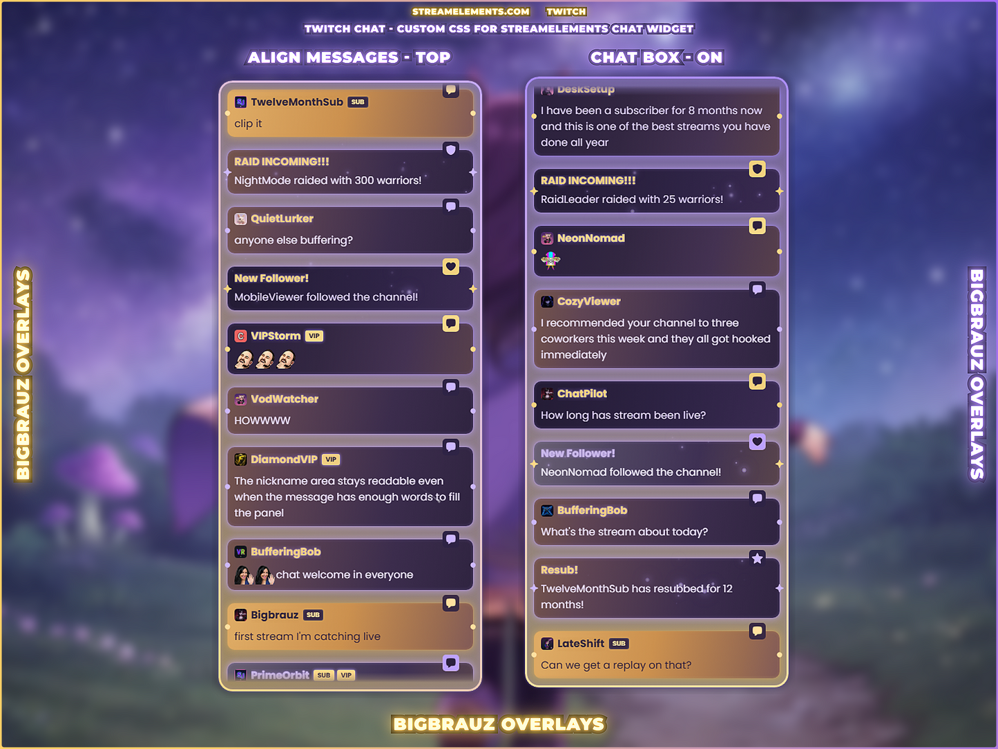 Stargazer Stream Chat Widget
