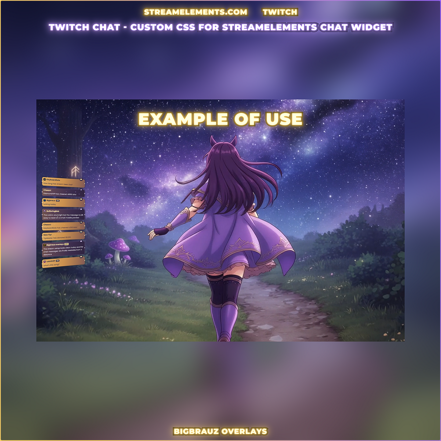 Stargazer Stream Chat Widget