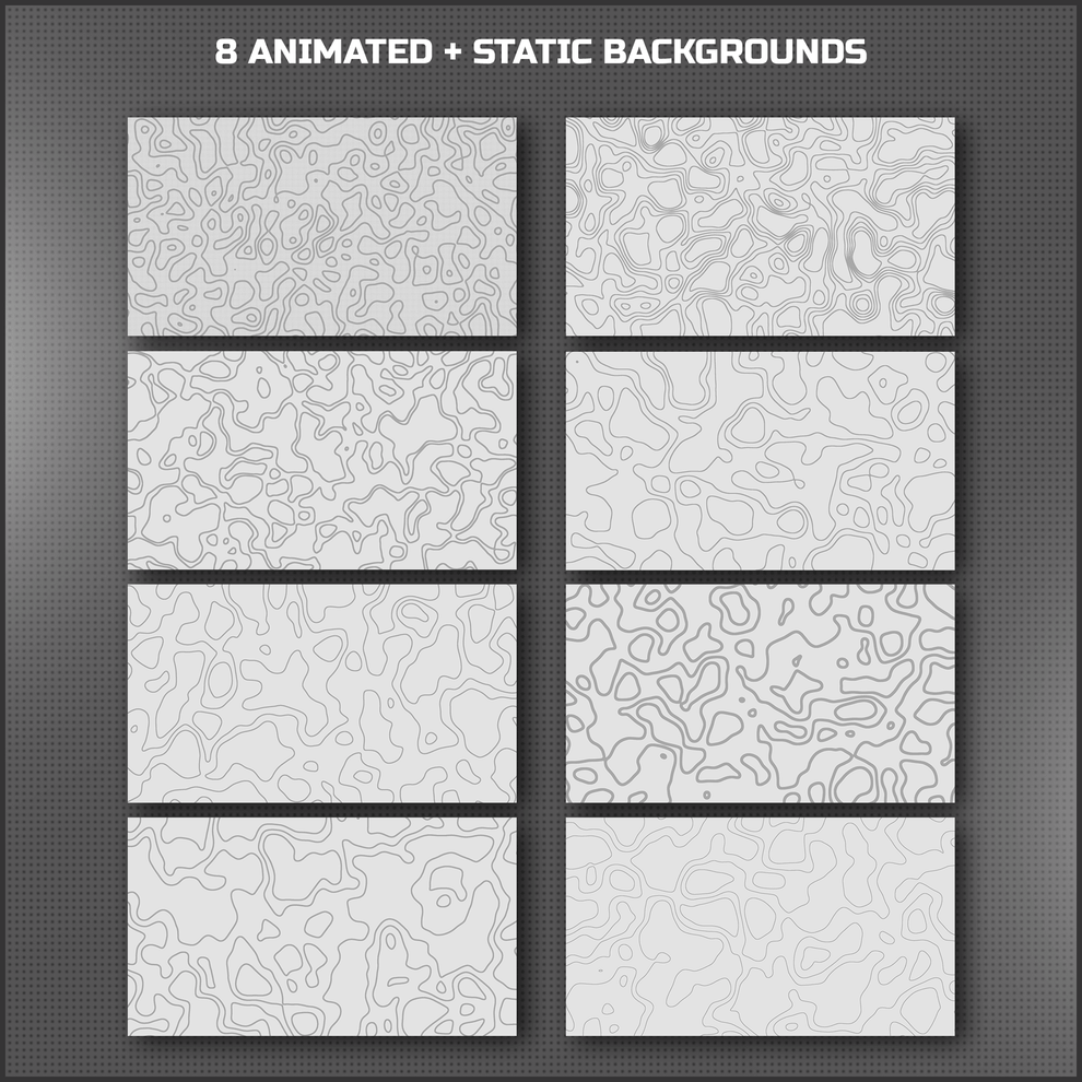 White stream overlays package – BIGBRAUZ OVERLAYS