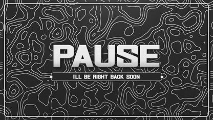 BLACK AND WHITE STREAM OVERLAYS