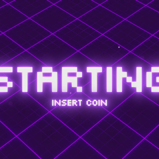 Purple retro stream overlays