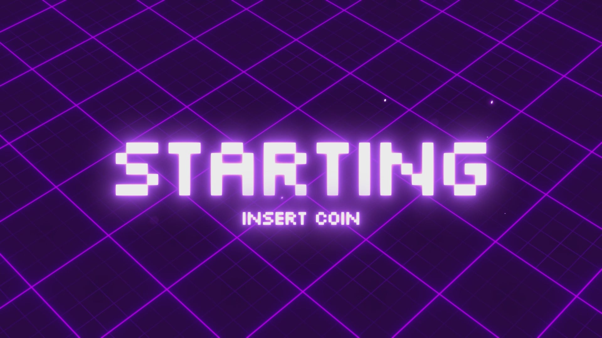 Purple retro stream overlays