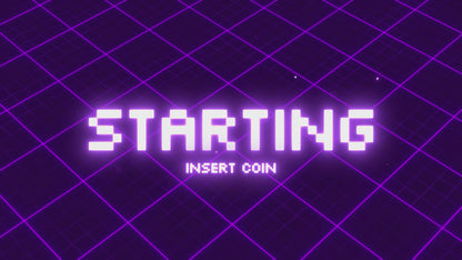 Purple retro stream overlays