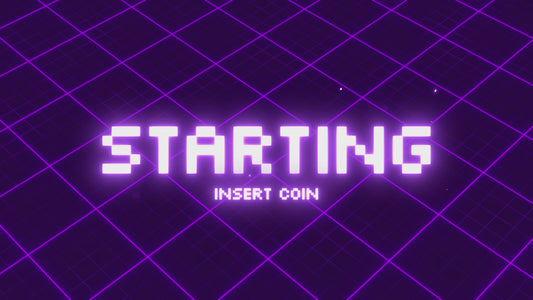 Purple retro stream overlays