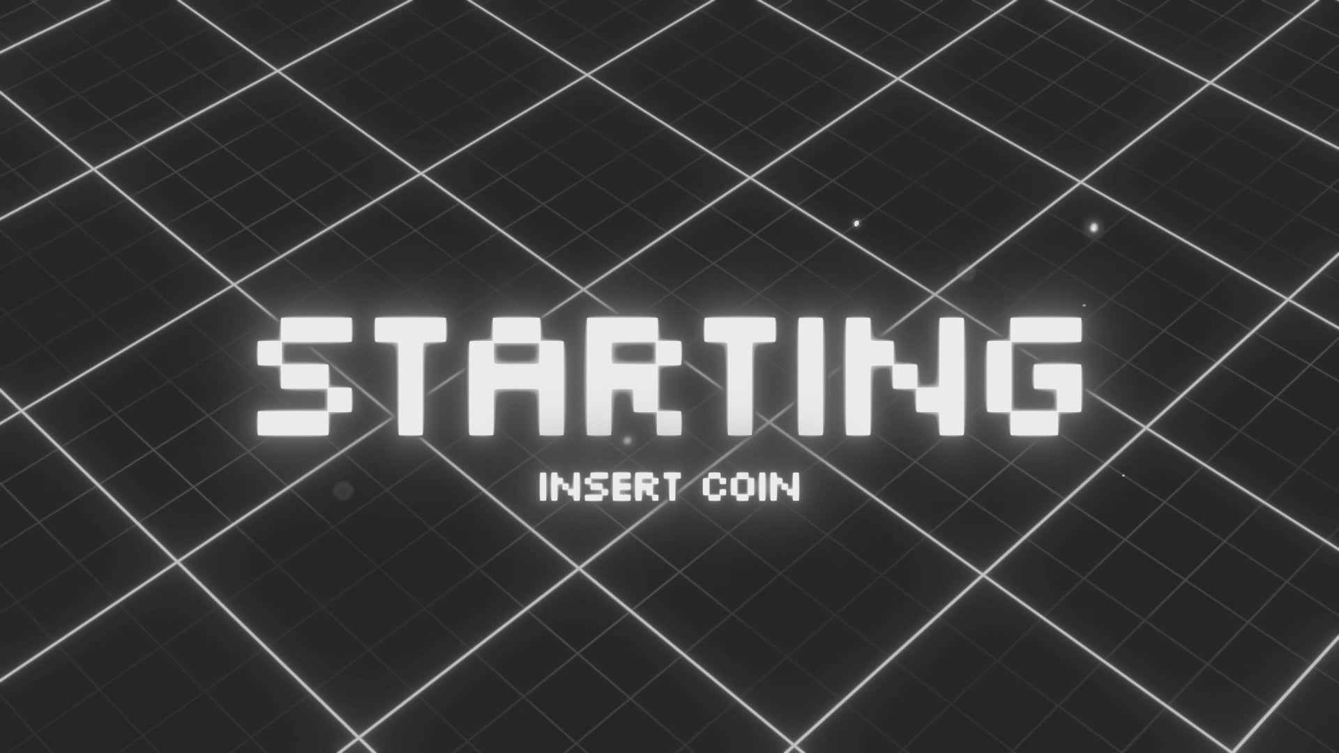 Dark retro neon stream overlays package