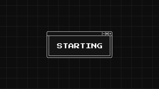 BLACK AND WHITE DARK RETRO STREAM OVERLAYS PACKAGE