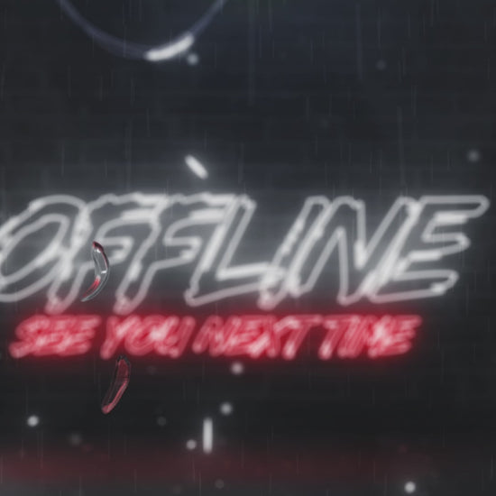 Dark neon stream overlays