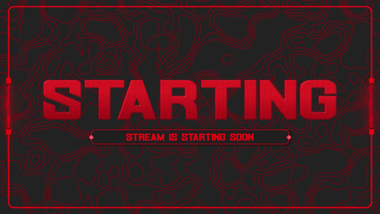 Red stream overlays pack